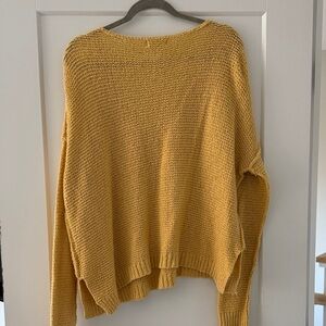 By Together Mustard V-Neck Sweater